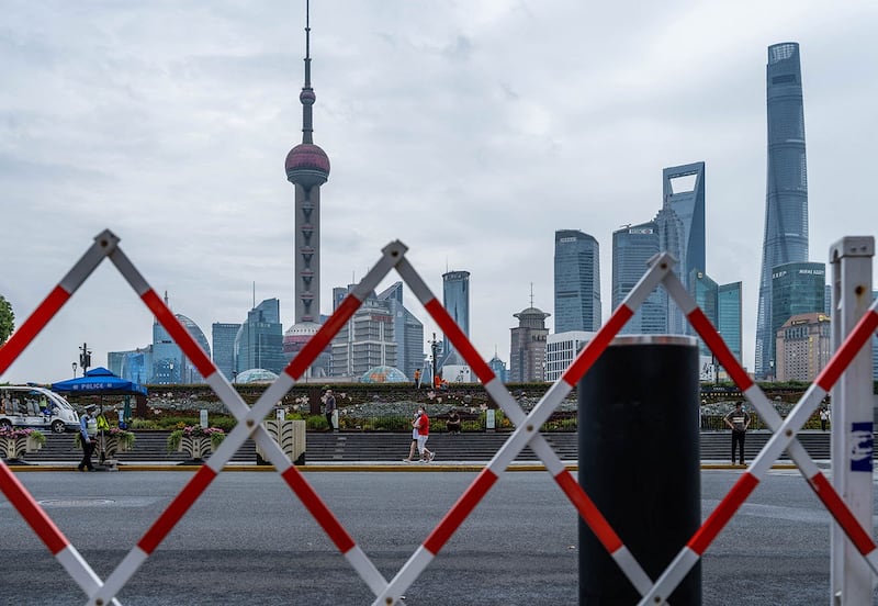 上海陆家嘴金融中心(法新社)